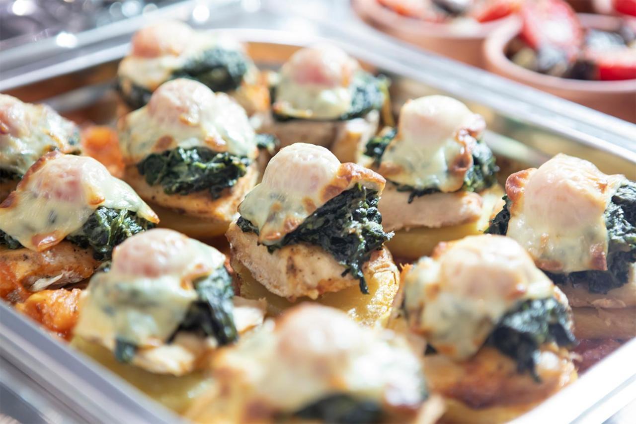 Blue Marlin Deluxe Spa & Resort Konakli Exterior photo Spinach and cheese stuffed mushrooms